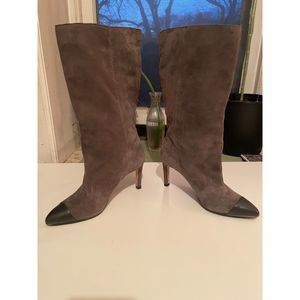 Ann Taylor suede and leather boots size 71/2